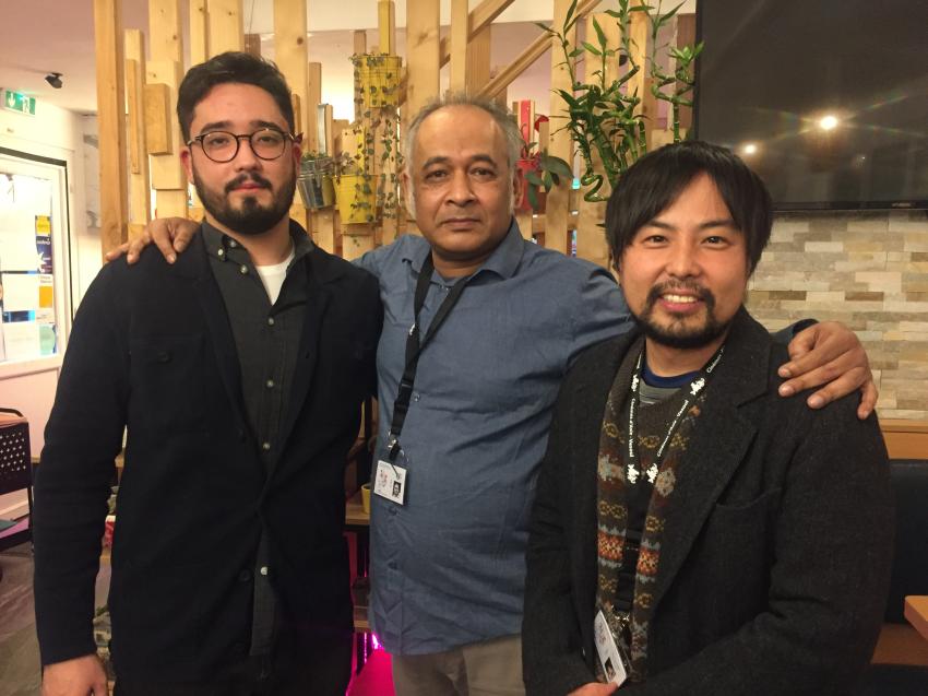 The NETPAC JURY | Qazi Abdur Rahim (Chairman), Azizbek Mannopov and Kazutaka Watanabe.