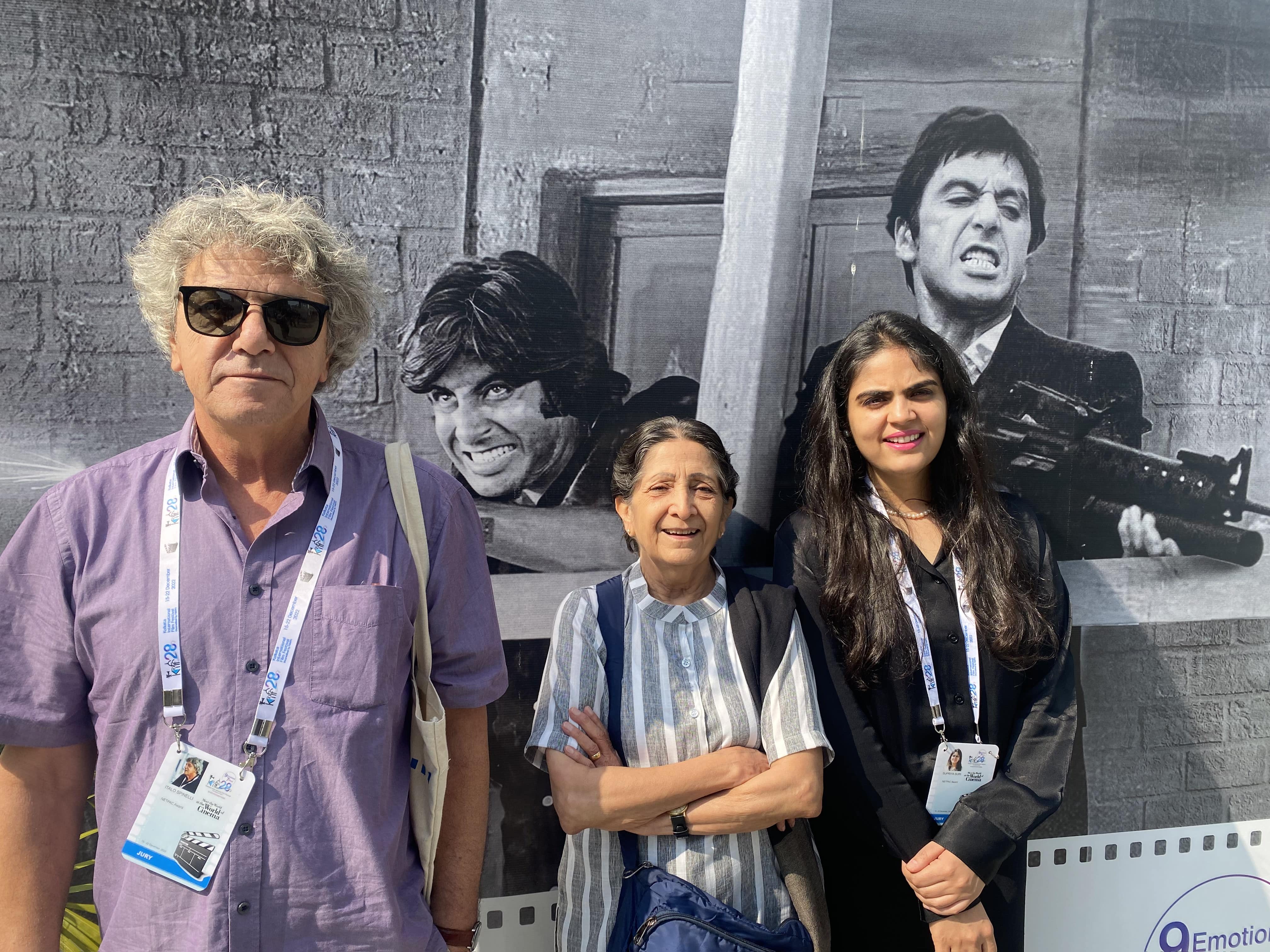 From left to right: Italo Spinelli, Dr. Latika Padgaonkar and Supriya Suri